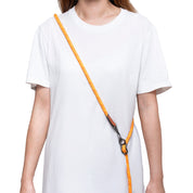 Furri Explorer Hands-Free Crossbody Leash: Effortless Adventures with Climbing Rope - Yellow