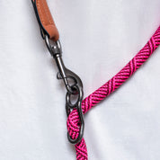 Furri Explorer Hands-Free Crossbody Leash: Effortless Adventures with Climbing Rope - Magenta Red