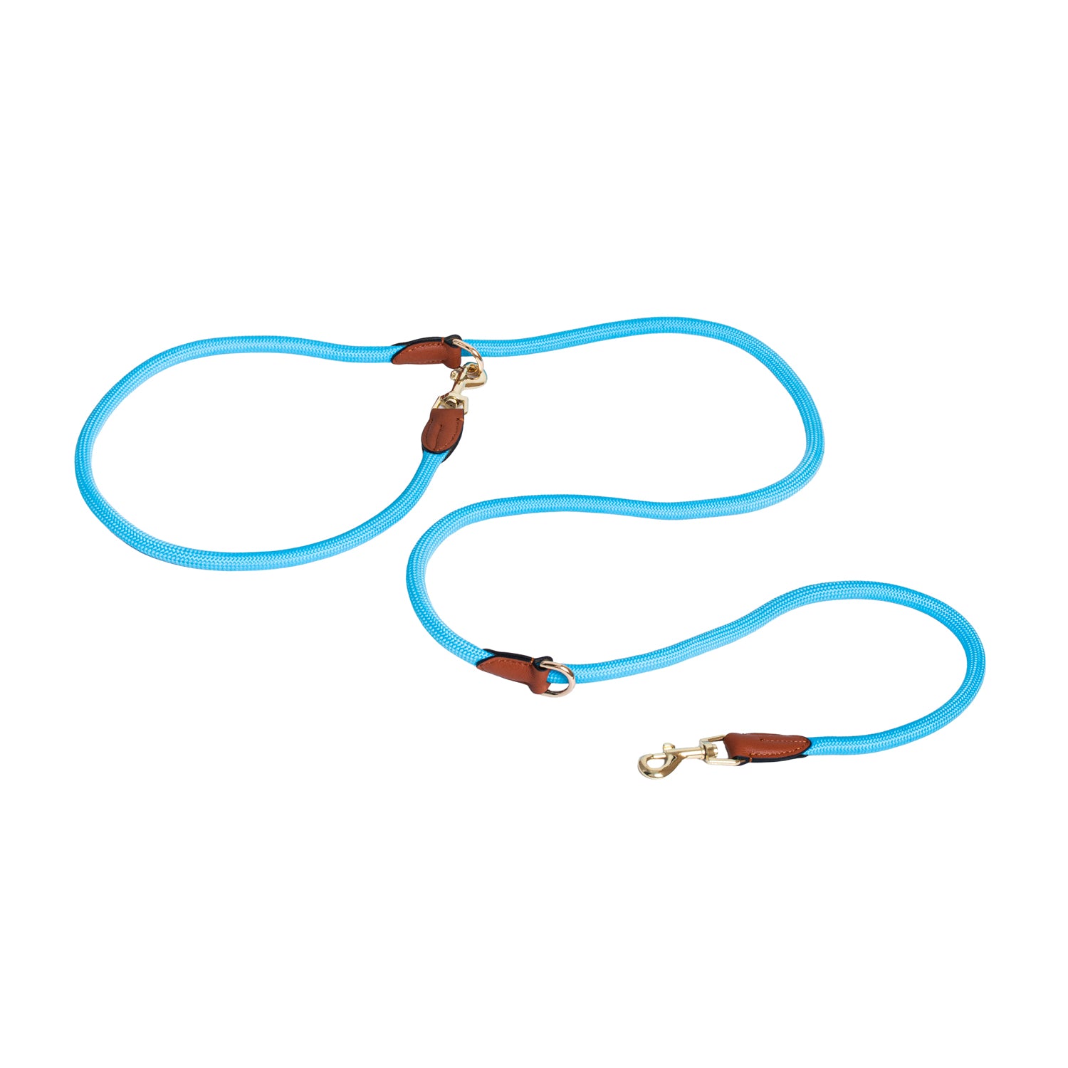 Furri Explorer Hands-Free Crossbody Leash: Effortless Adventures with Climbing Rope - Bright Blue