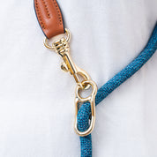Furri Explorer Hands-Free Crossbody Leash: Effortless Adventures with Climbing Rope - Melange Blue Grey