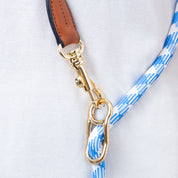 Furri Explorer Hands-Free Crossbody Leash: Effortless Adventures with Climbing Rope - Plaid Blue