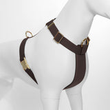 Luxe Leather Dog Harness - Cognac