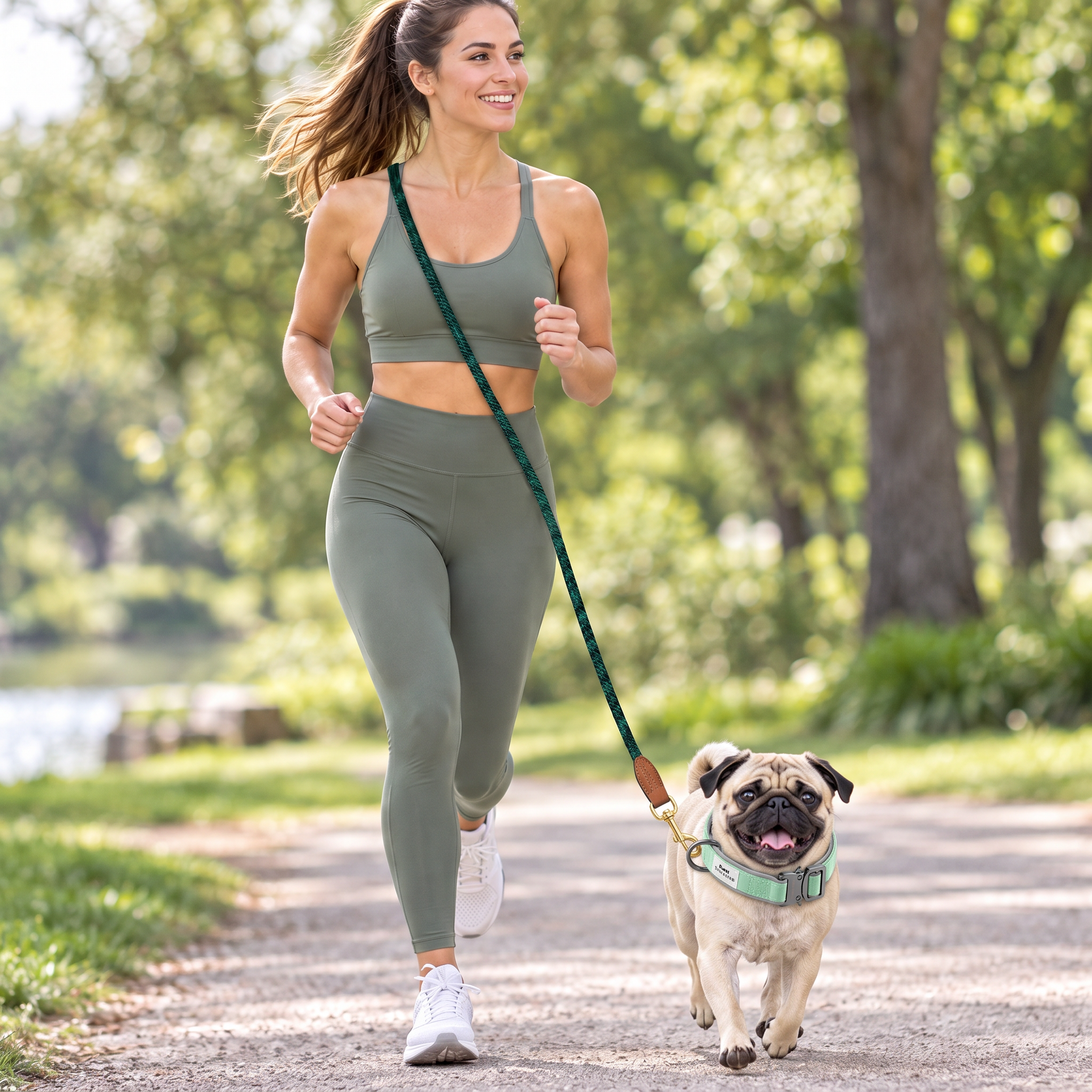 Pug-Jogging-Yoga-Lady-Mint-Furri-Explorer-Collar.png